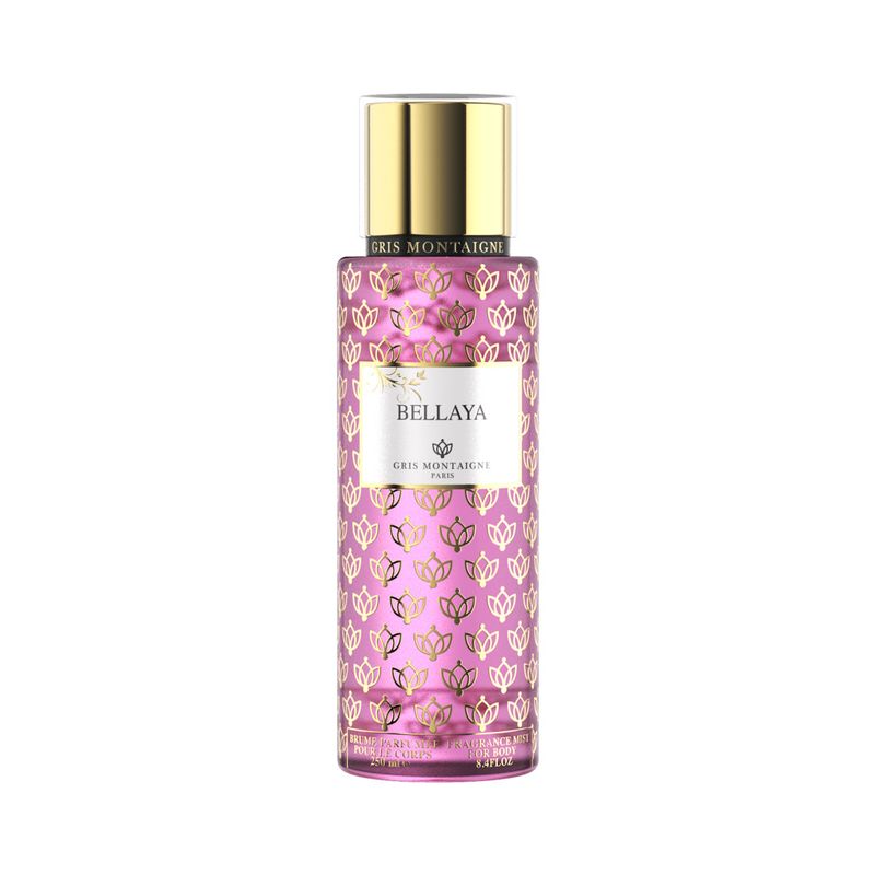 Brume parfumée Bellaya Gris Montaigne, flacon 250 ml
