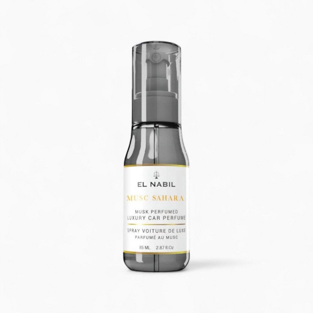 Spray voiture Musc Sahara – El Nabil 85 ml Spray voiture Musc Sahara – El Nabil 85 ml