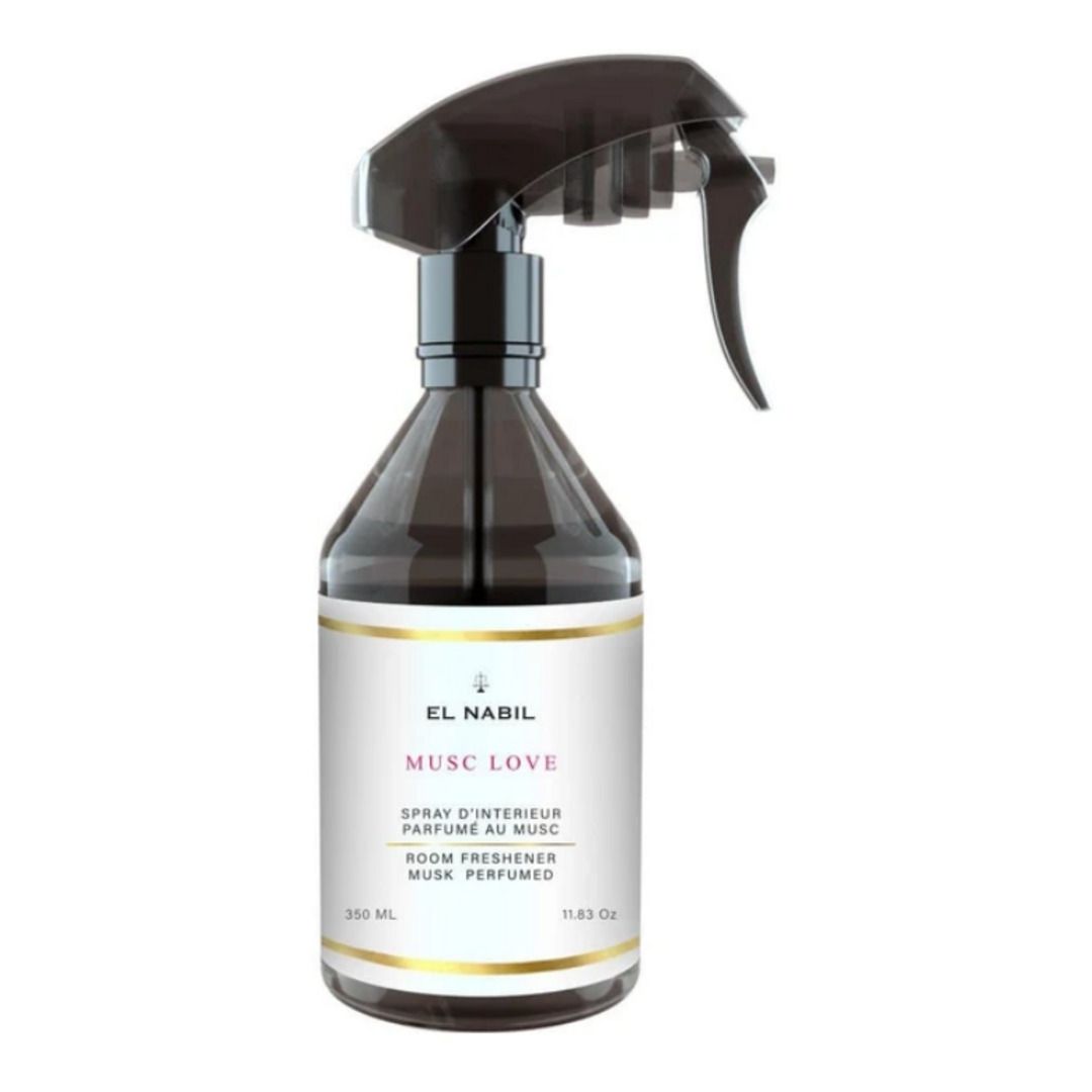 Spray parfum d’intérieur Musc Love El Nabil, flacon 350 ml