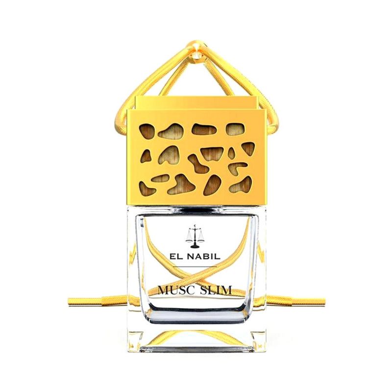 Parfum voiture Musc Slim El Nabil, flacon 6 ml à suspendre