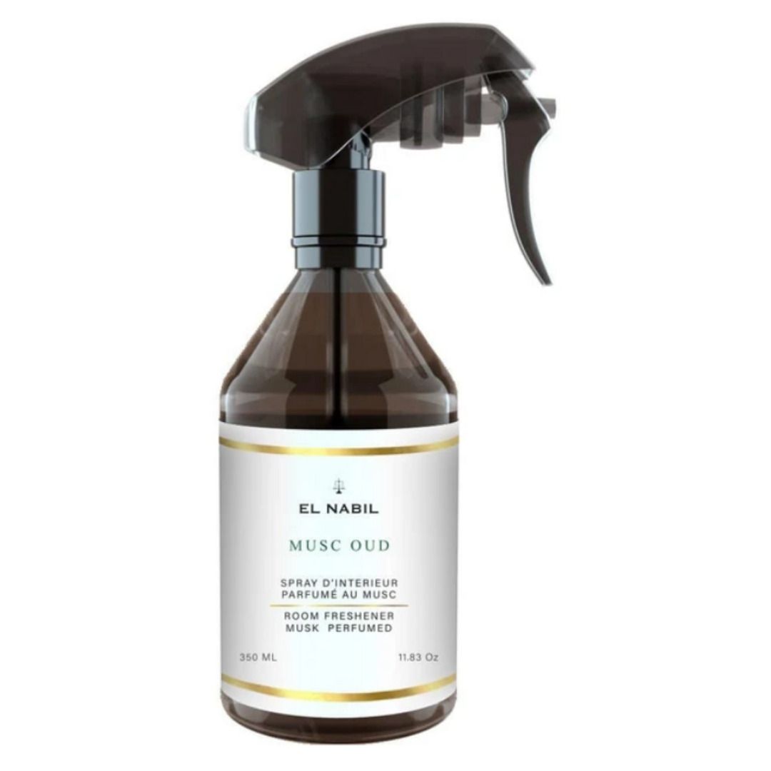 Spray parfum d’intérieur Musc Oud El Nabil, flacon 350 ml