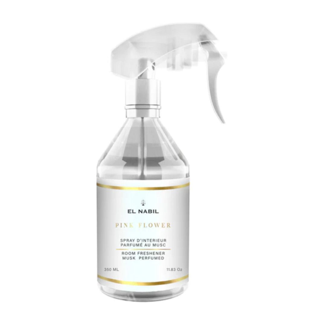 Spray parfum d’intérieur Pink Flower El Nabil, flacon 300 ml
