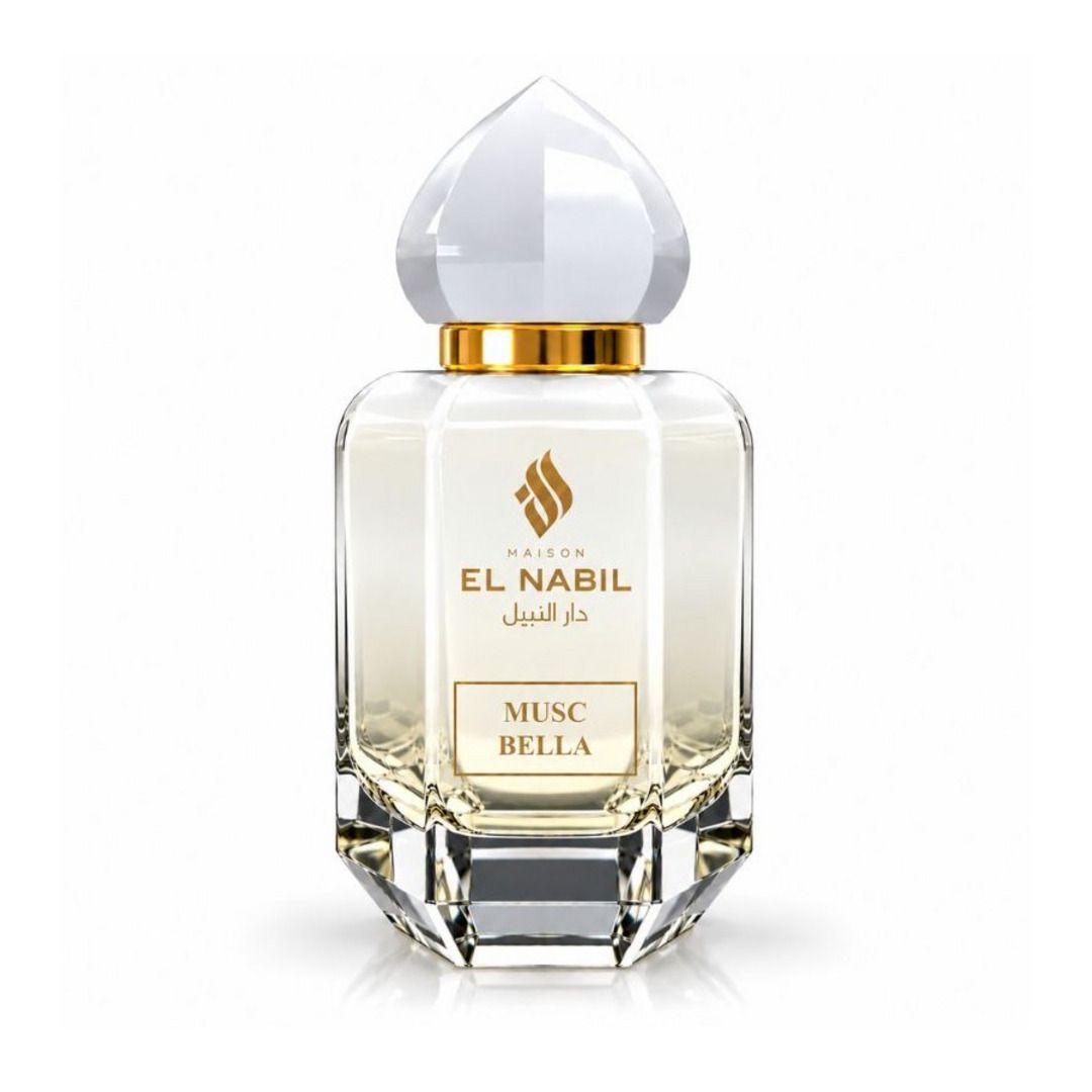 Musc Bella – El Nabil 65 ml Musc Bella d’El Nabil, eau de parfum 65 ml : flacon