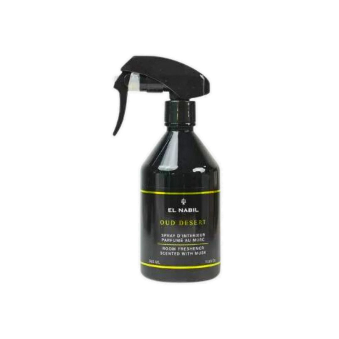 Spray parfum d’intérieur Oud Desert El Nabil, flacon 350 ml
