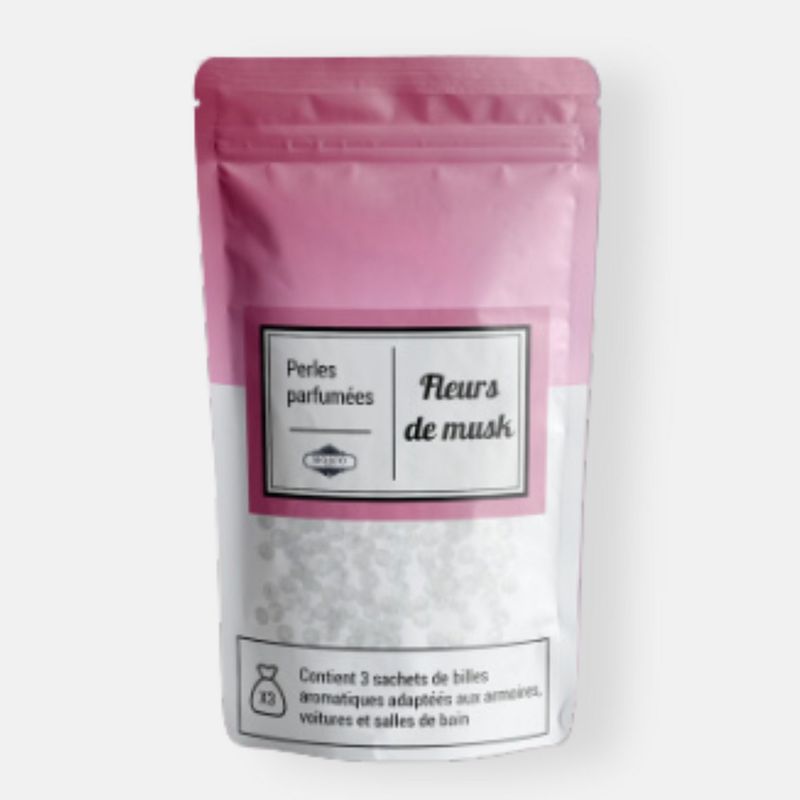 Perles parfumées Fleurs de Musk – Mosco (3 sachets) Sachet de perles parfumées Fleurs de Musk Mosco, 3 sachets