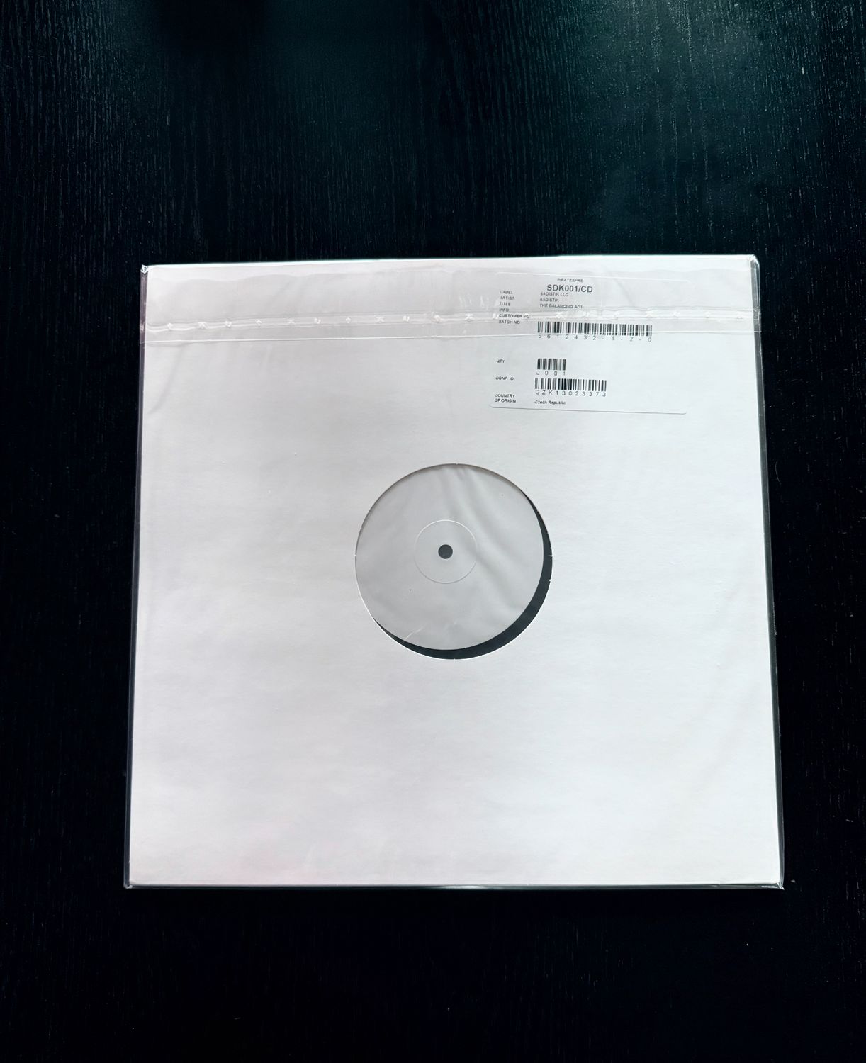 The Balancing Act (10 Year Anniversary Edition) - Test Pressing