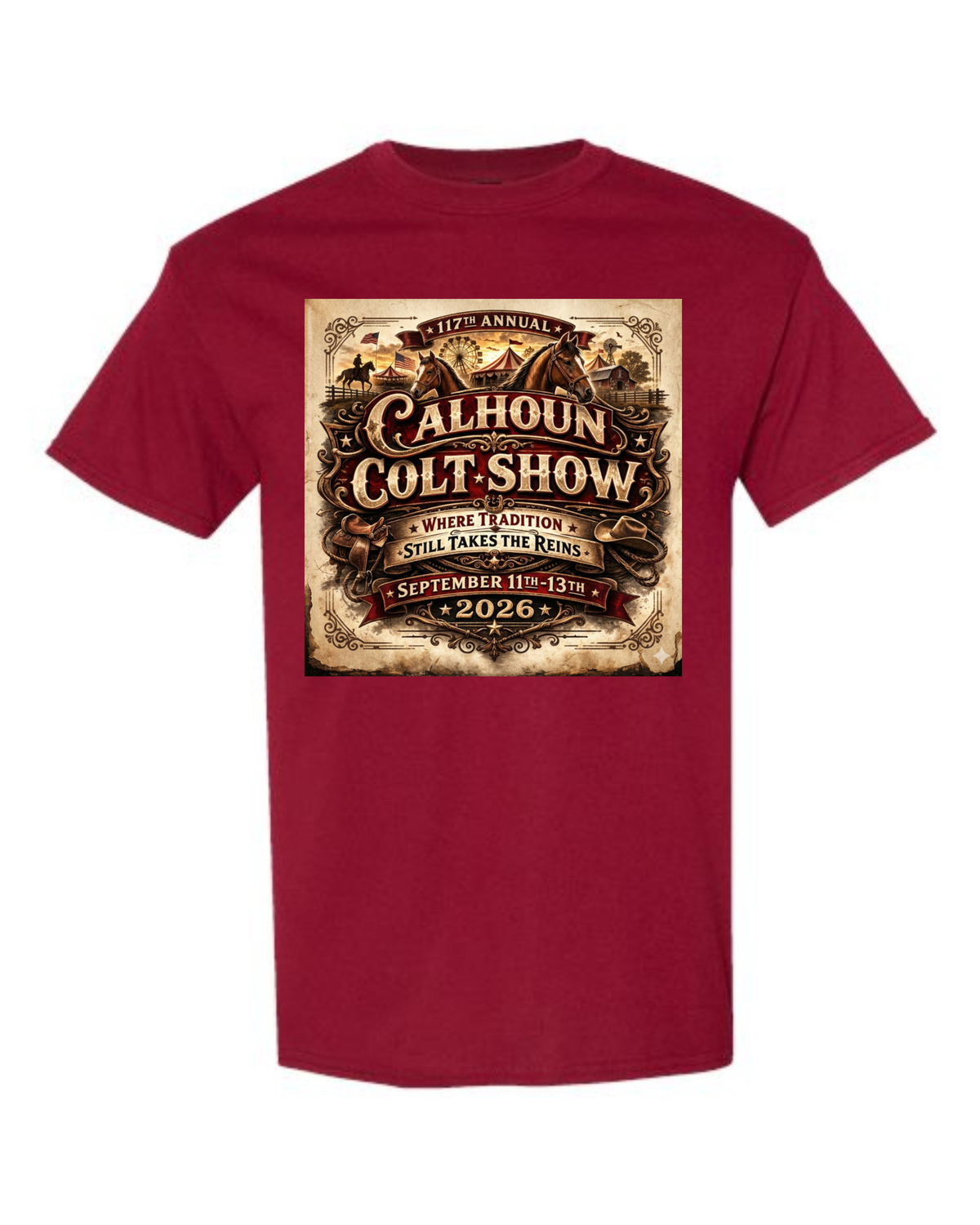 Calhoun Colt Show tshirt