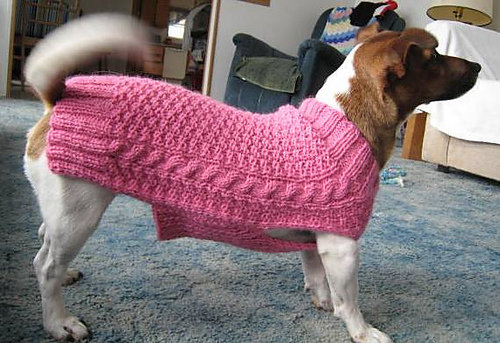 Medium Crocheted pupsie Sweater prices starting at $25.00 C