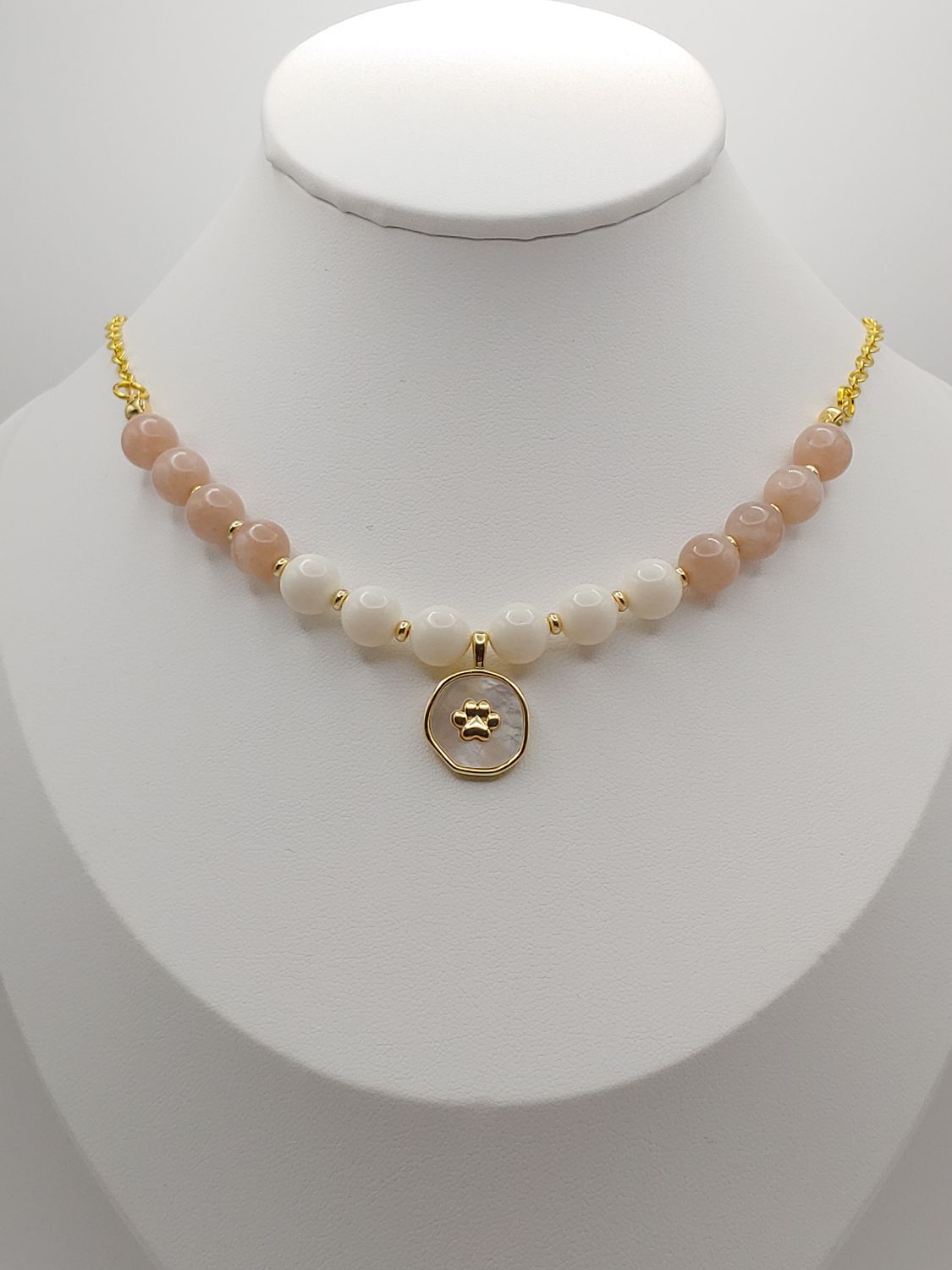 Moonstone and Rose Quartz