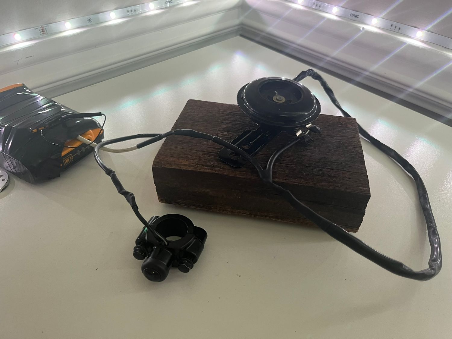 Ebike battery horn