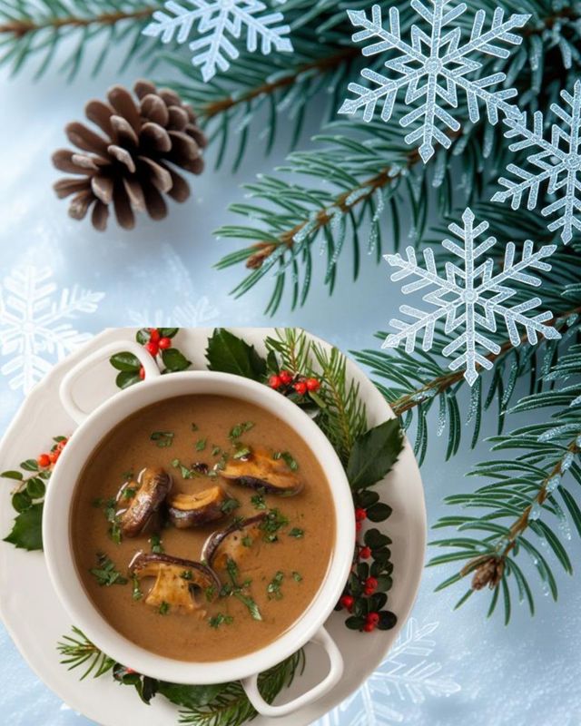 Zupa grzybowa na bazie kapeluszy borowika szlachetnego  900 ml