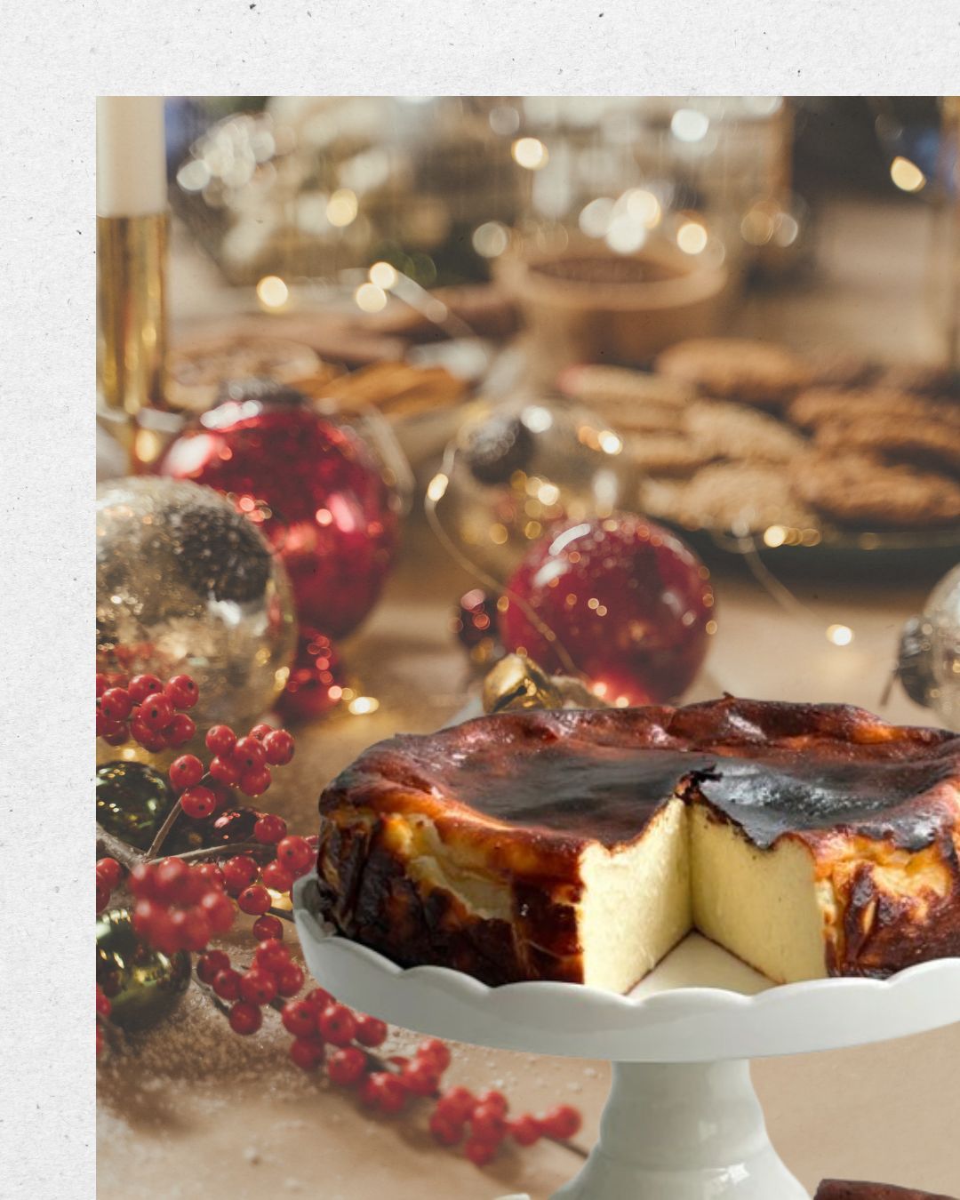 Sernik baskijski 28 cm