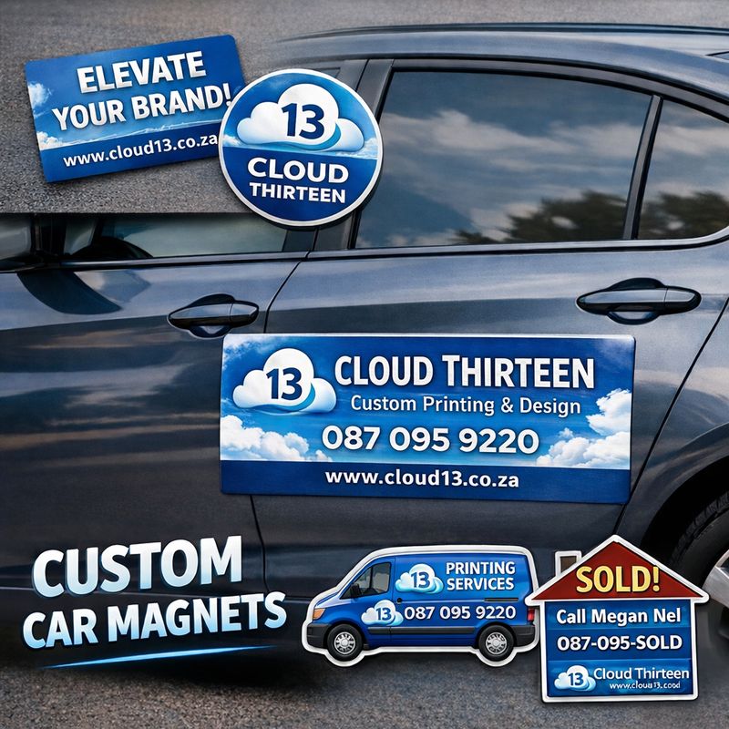 Custom Car Magnets (Set of 2)