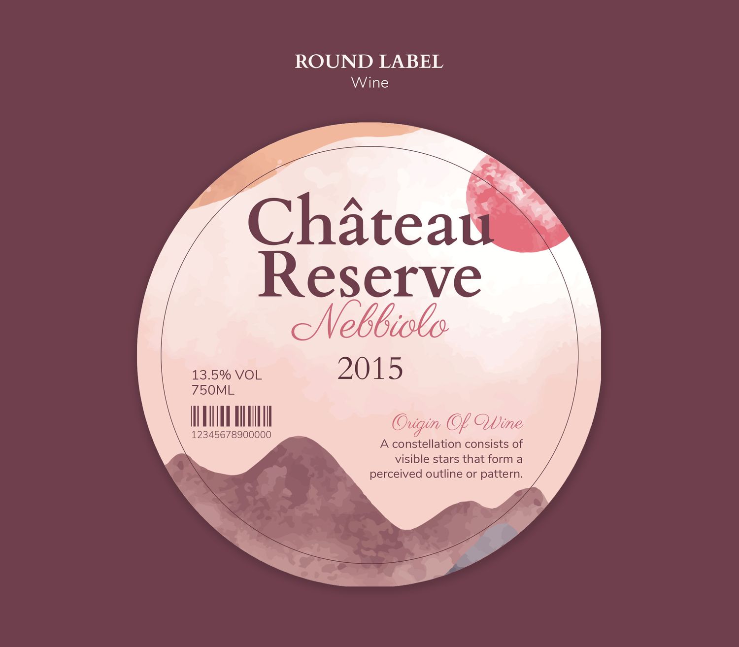 Custom Round Vinyl Labels (Waterproof &amp; Made to Size)