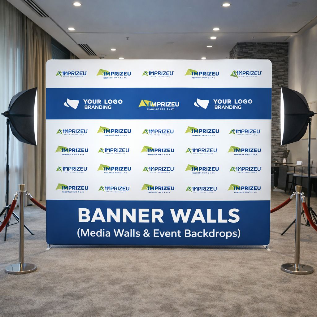 Banner Wall – 2250 x 3000mm (Media Wall &amp; Event Backdrop)