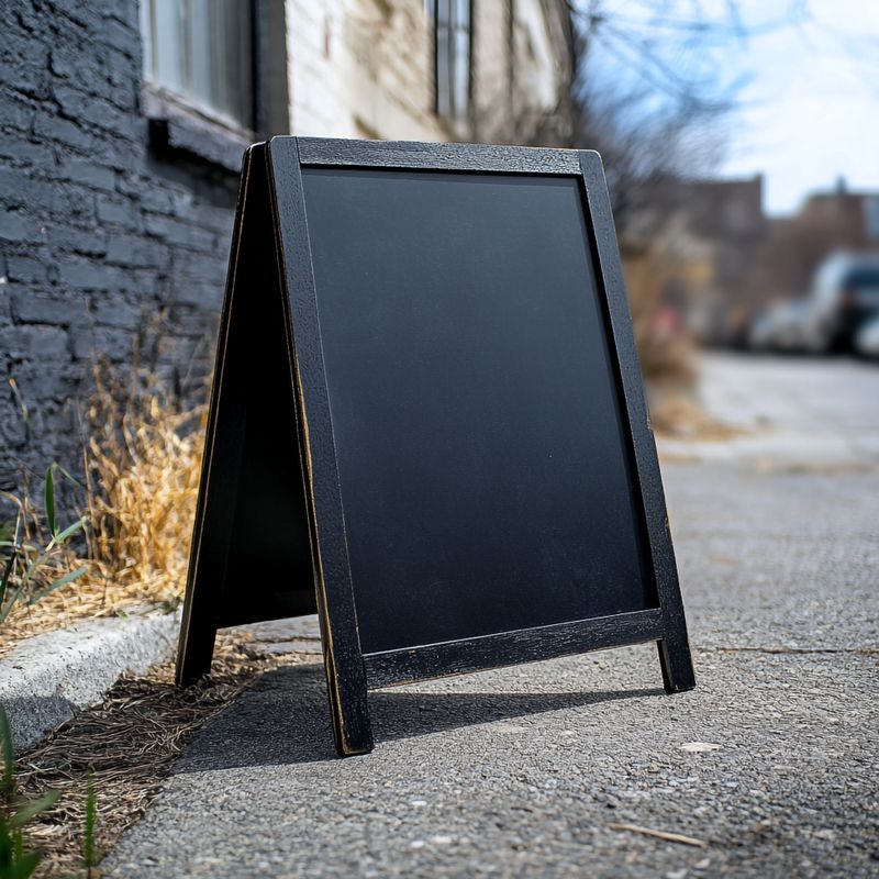 A-Frame &amp; Pavement Signs (High-Impact Street Advertising)
