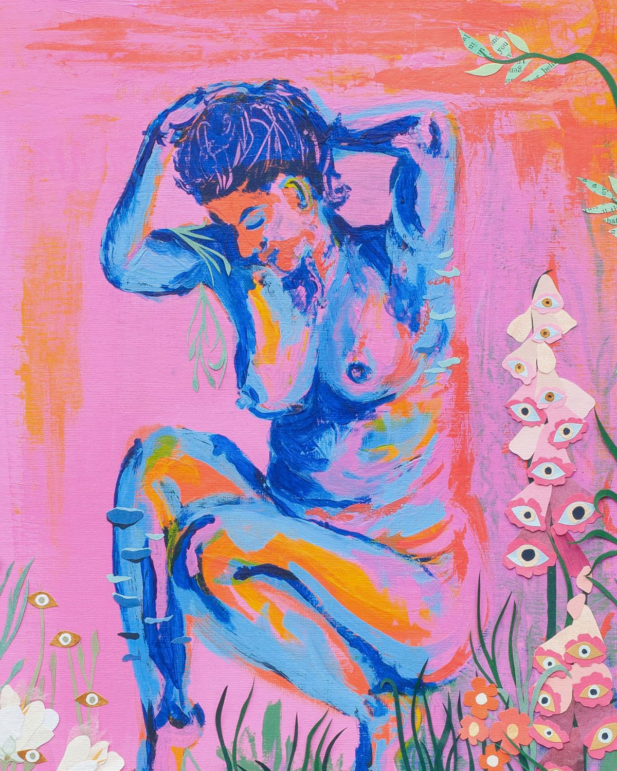 Nestling – Limited Edition A3 Print – Collaboration with Laura Pee