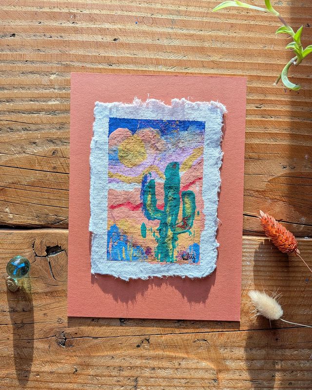 Cactus #4 – Original Mini Painting