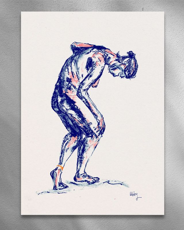 Beatrice – A3 Risograph Print