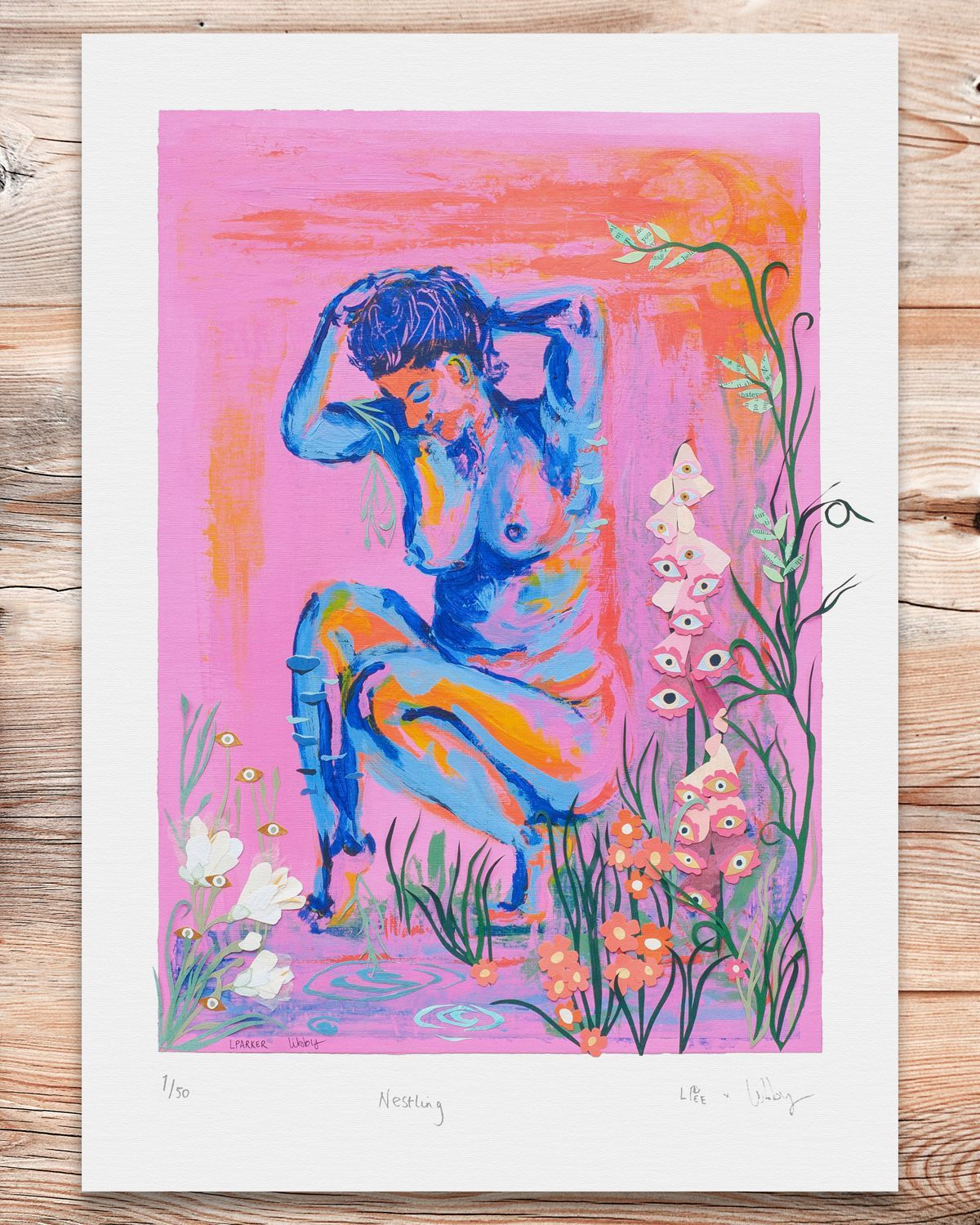Nestling – Limited Edition A3 Print – Collaboration with Laura Pee Nestling – Limited Edition A3 Print – Collaboration with Laura Pee