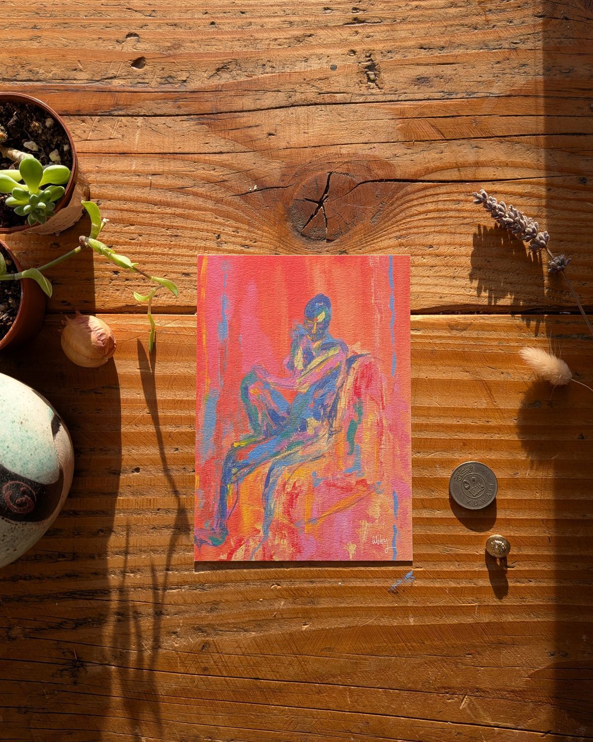 The Pyromancer – Postcard