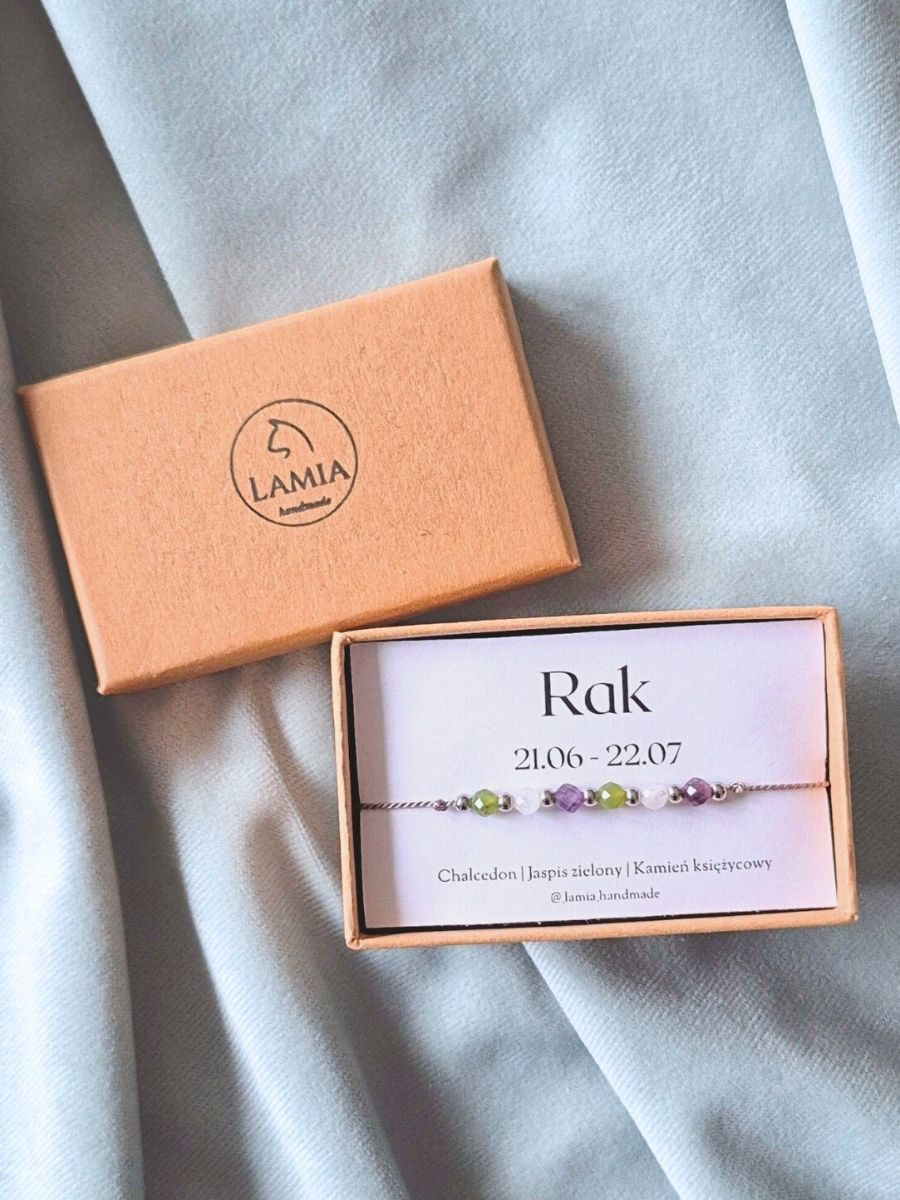 Bransoletka zodiakalna - Rak