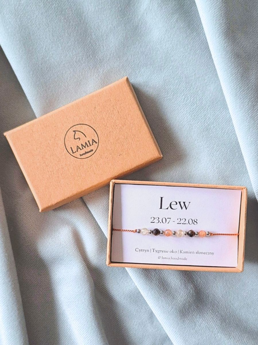 Bransoletka zodiakalna - Lew