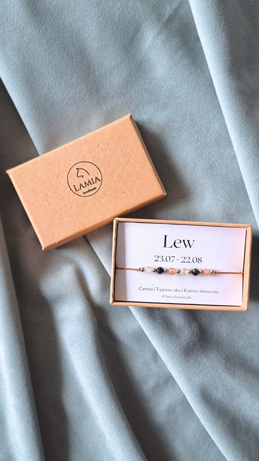 Bransoletka zodiakalna - Lew