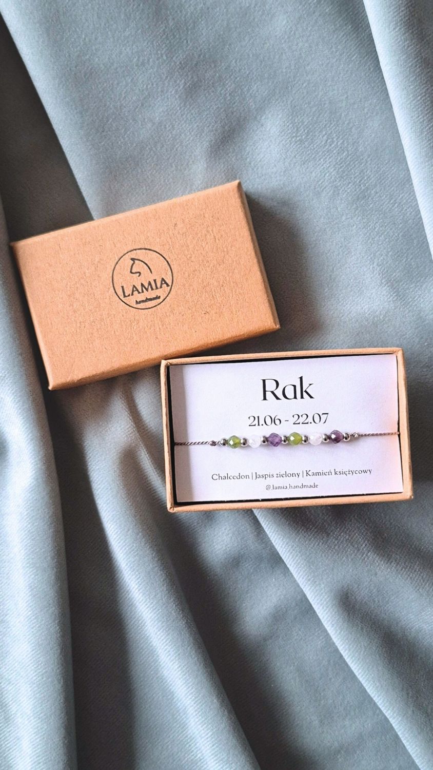 Bransoletka zodiakalna - Rak