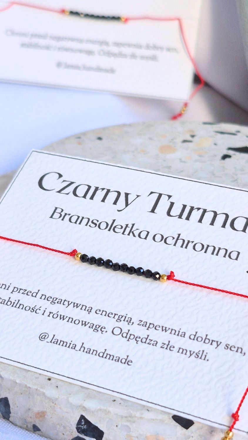 Bransoletka ochronna na nici jedwabnej 2mm