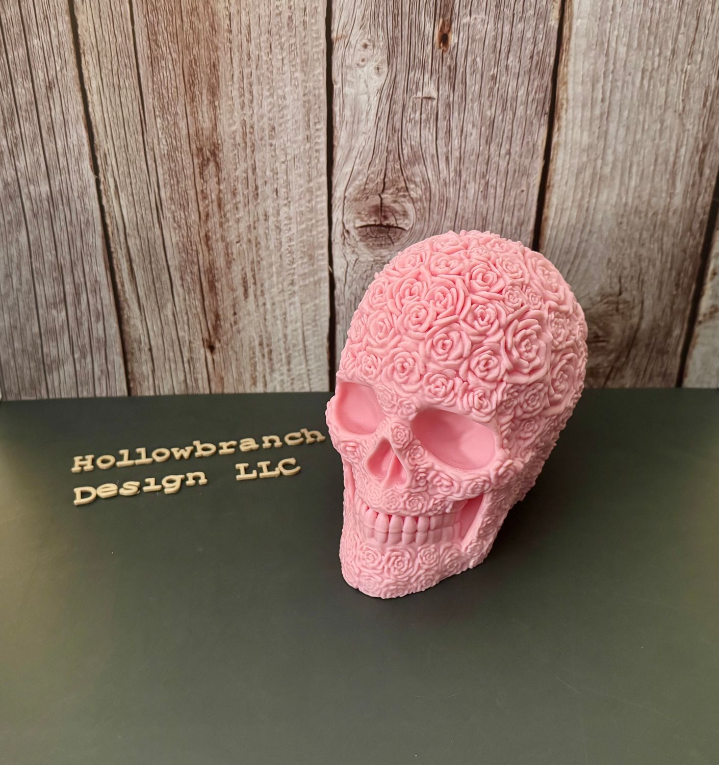 Pink Rose Skull
