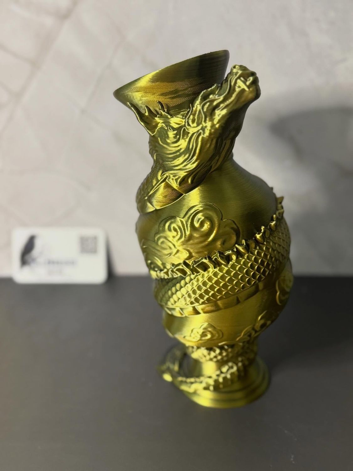 Dragon Wrapped Vase