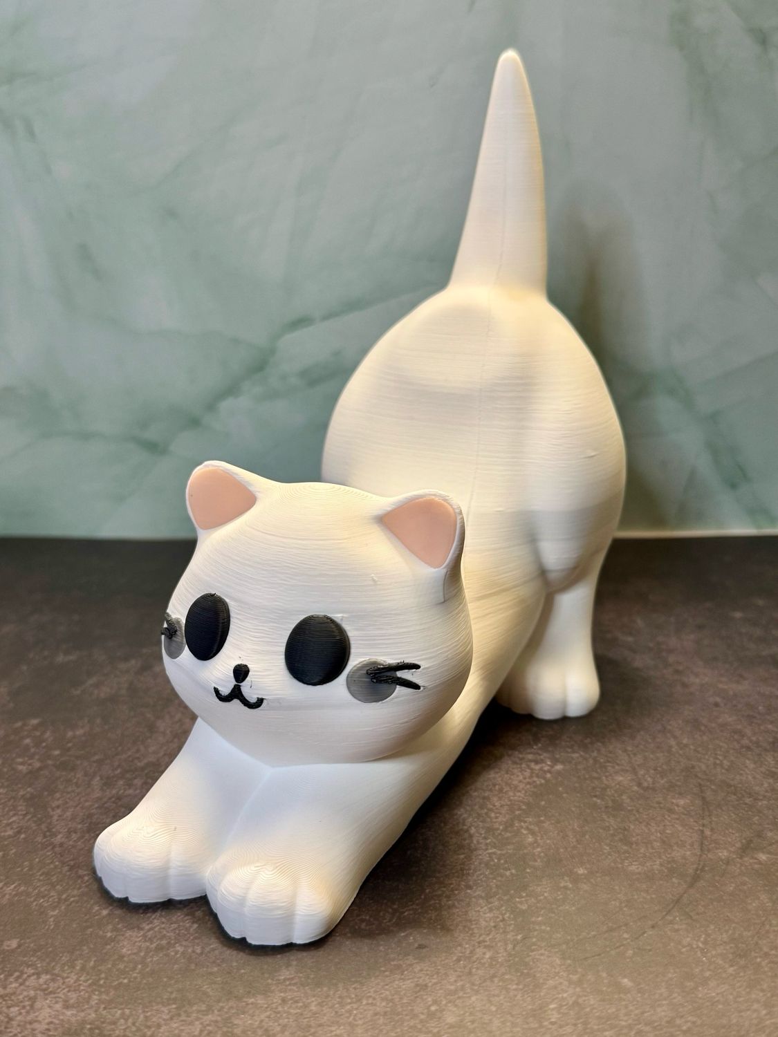 Stretching Cat Phone Holder