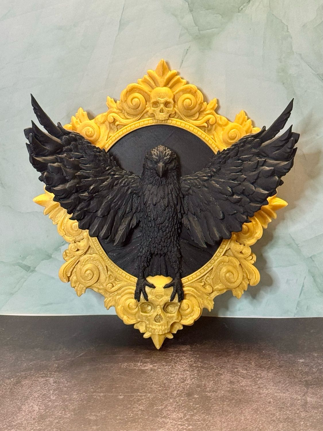 Gothic Raven Wall Hang