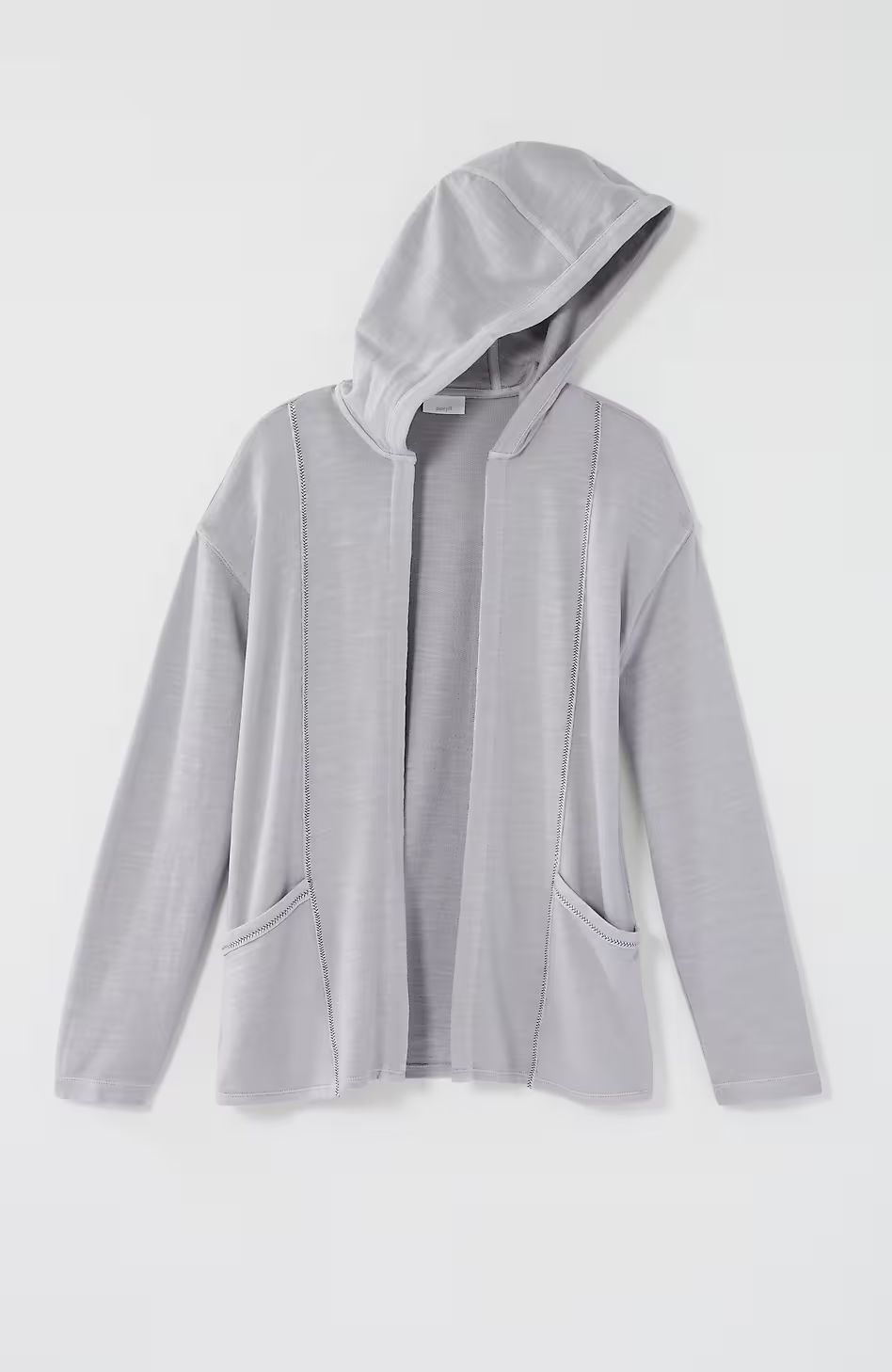 Pure Jill Tea-Dyed Hooded Jacket