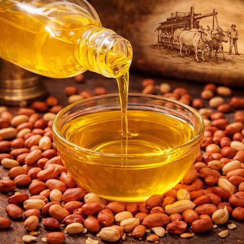 Peanut Bull-Driven Oil(100% Natural) - Just $18 for 1 Litre