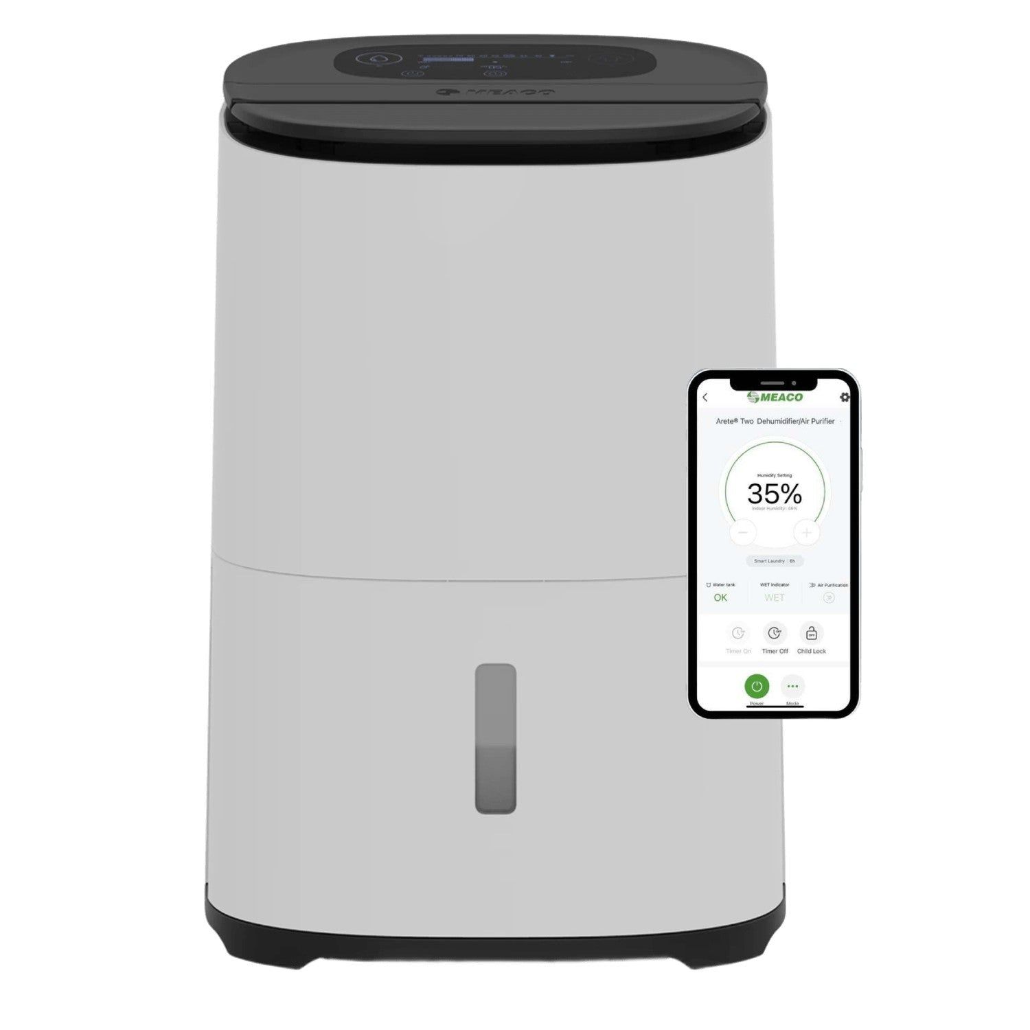 Arete Two 12L Smart Dehumidifier with Air Purifier