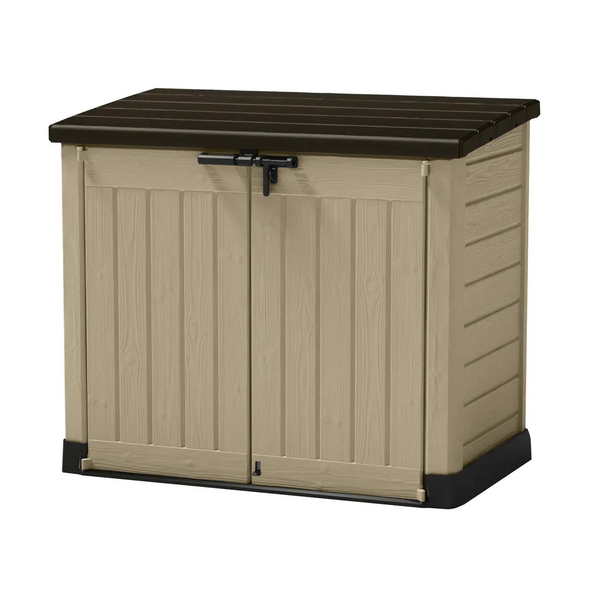 Store It Out Max 1200L Storage Shed - Beige / Brown
