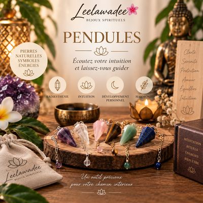 PENDULES DIVINATOIRES ET PENDULES EN PIERRES NATURELLES
