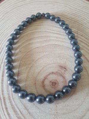 Bracelet Hématite 18cm 6mm Bracelet Hématite 18cm 6mm