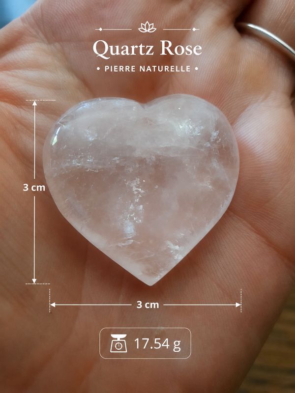COEURS EN QUARTZ ROSE COEURS EN QUARTZ ROSE
