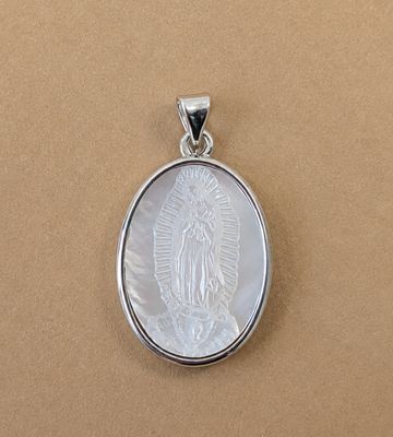 Médaille Guadalupe - Nacre de Lumière