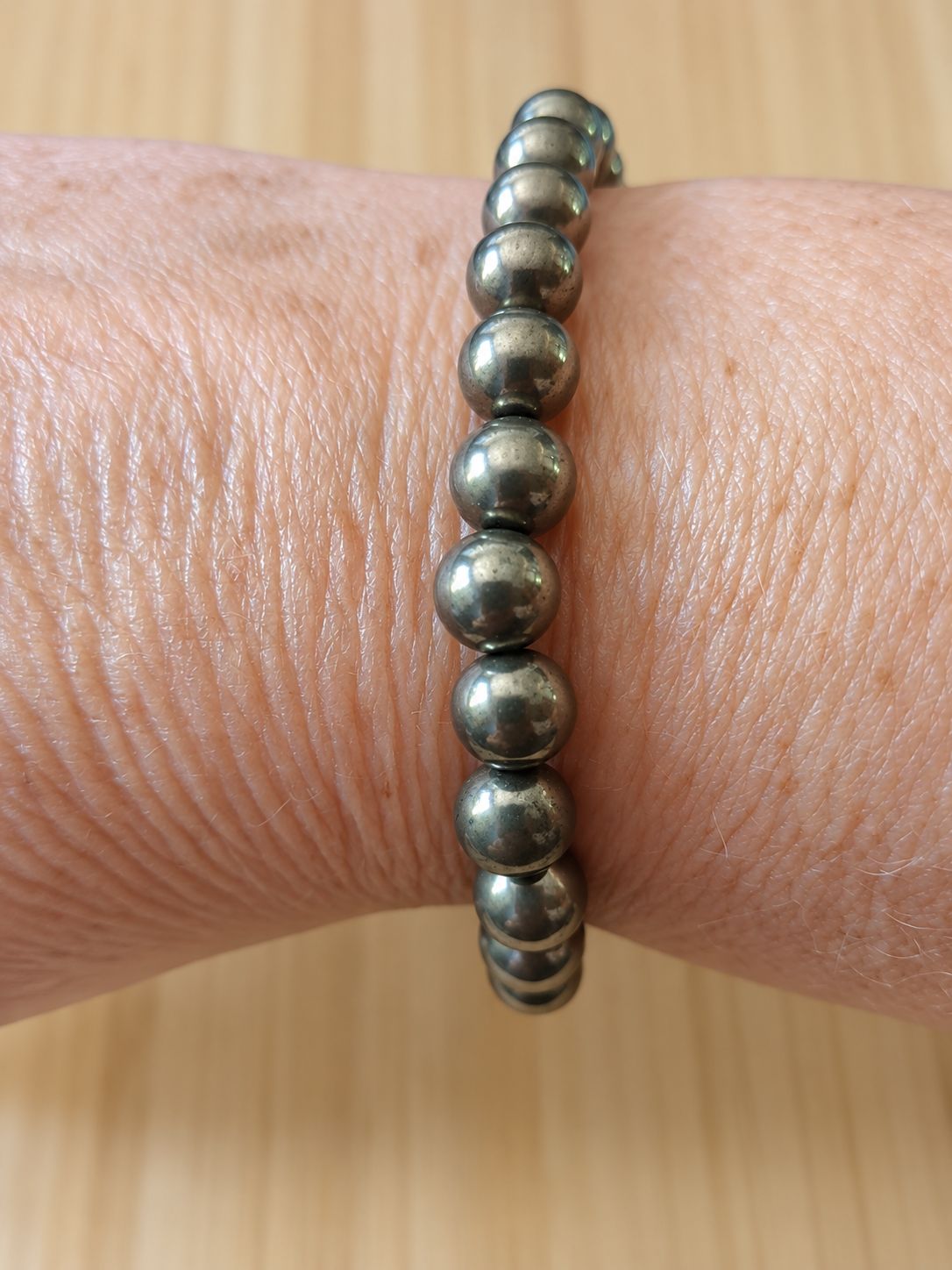 BRACELET PYRITE - CONFIANCE ET PROTECTION - 16 CM BRACELET PYRITE - CONFIANCE ET PROTECTION - 16 CM