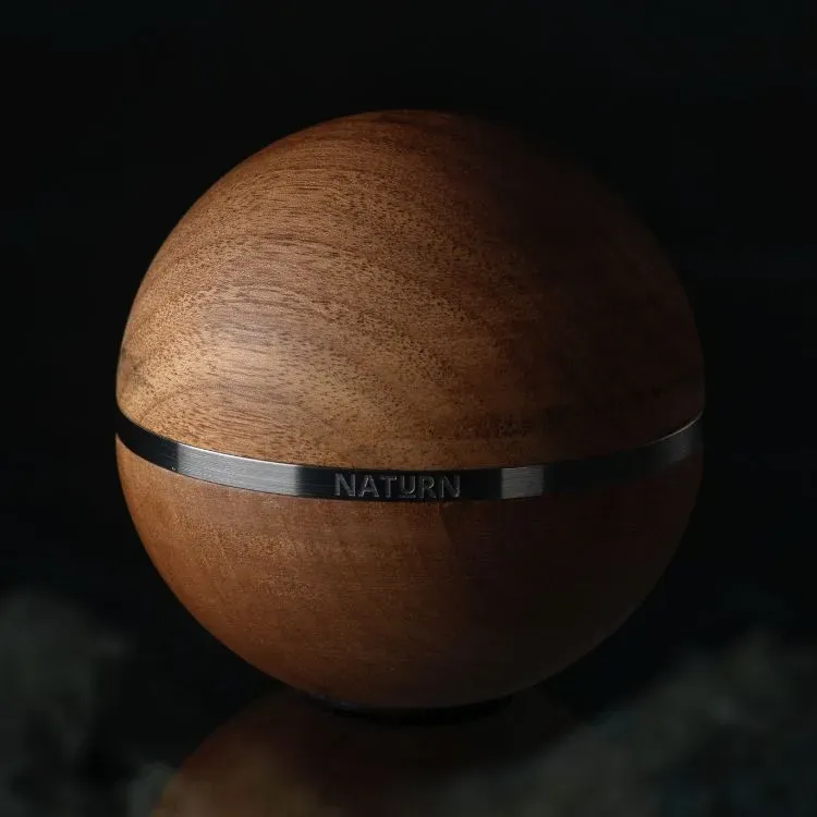 Naturn urn in Walnoothout (75mm)