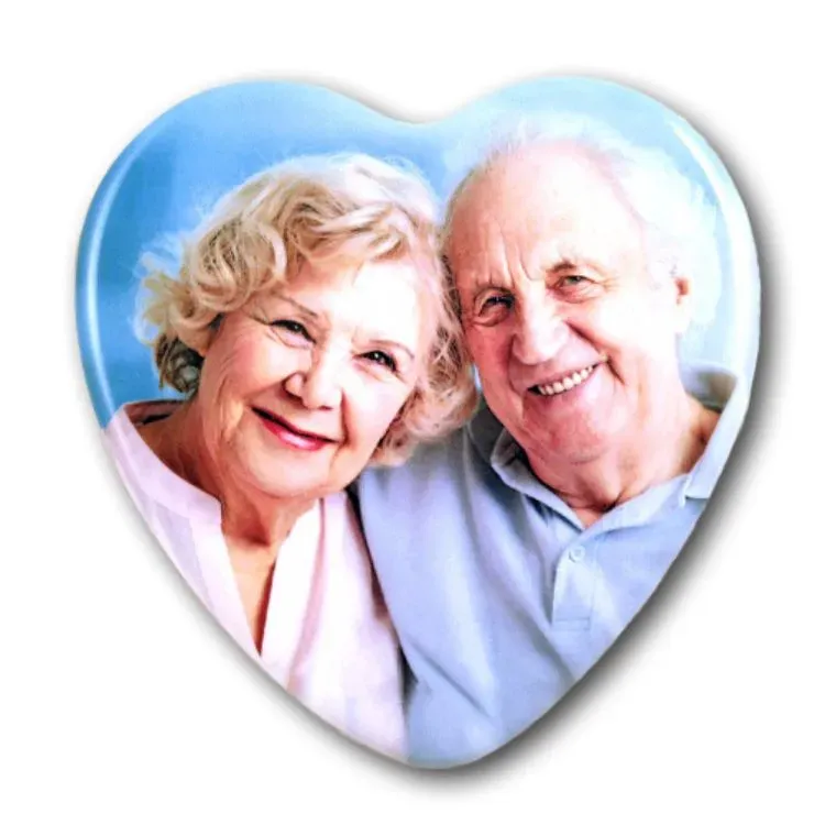 Grafmonument portretfoto op keramiek: Hart Grafmonument portretfoto op keramiek: Hart
