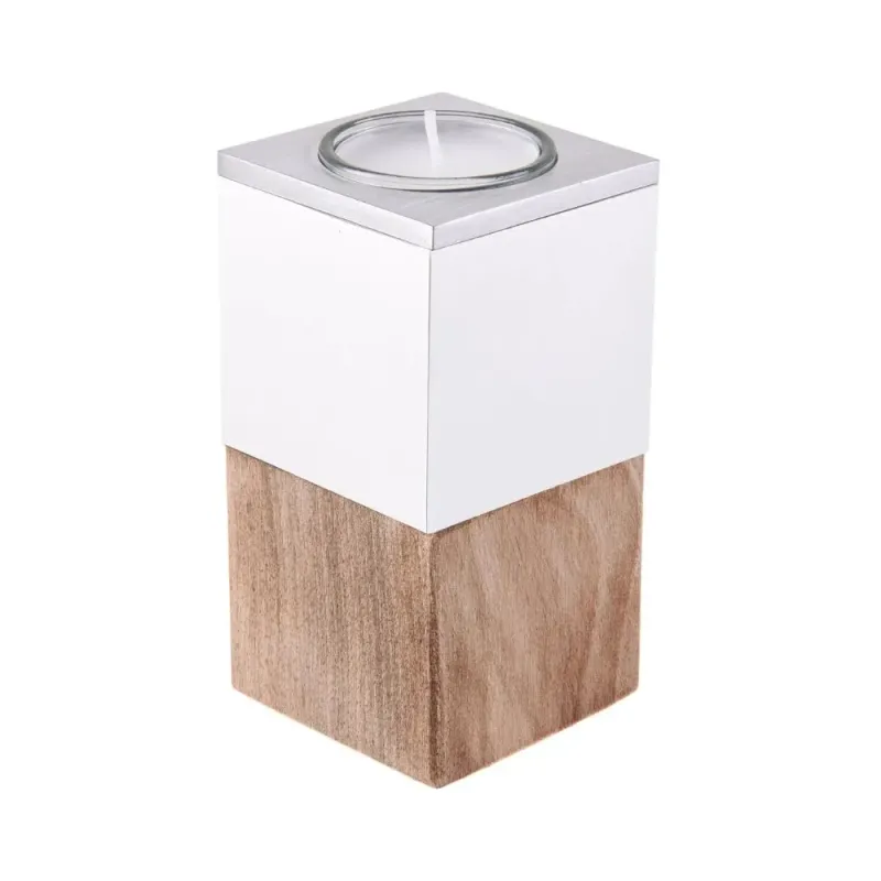 Urn met waxine Wood Walnoothout in satijn/hoogglans Urn met waxine Wood Walnoothout in satijn/hoogglans