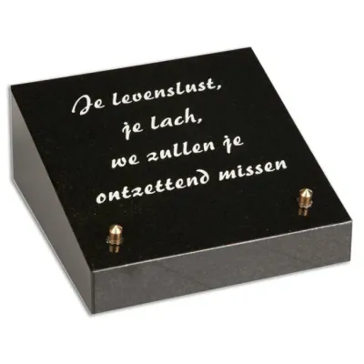 Gedenksteen in Vierkant formaat