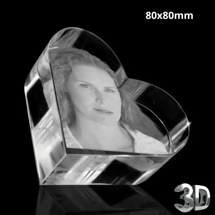 FotoGlas Hart 80x80x40mm + 3D Lasergravure FotoGlas Hart 80x80x40mm + 3D Lasergravure