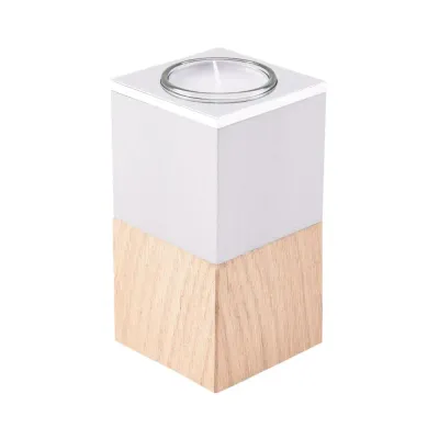Urn met waxine Wood Eikenhout in hoogglans/satijn Urn met waxine Wood Eikenhout in hoogglans/satijn
