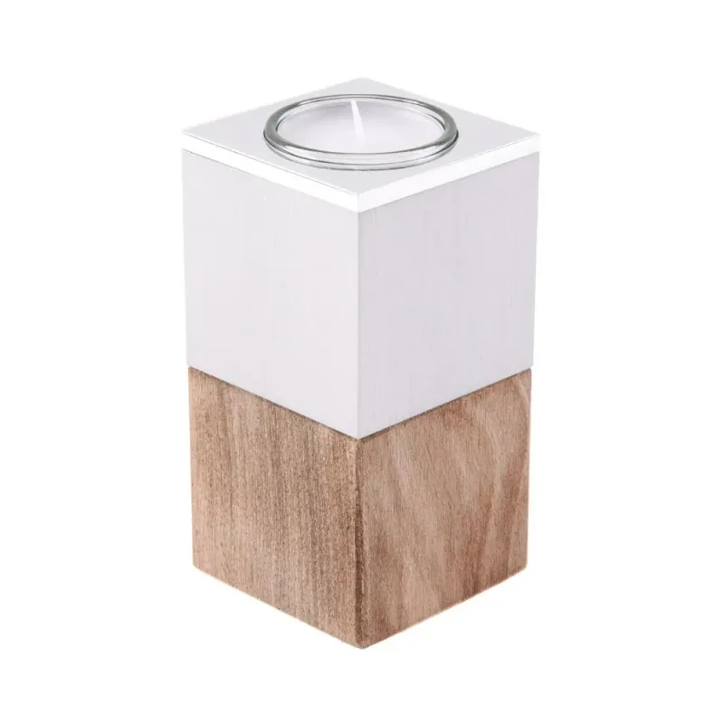 Urn met waxine Wood Walnoothout in hoogglans/satijn